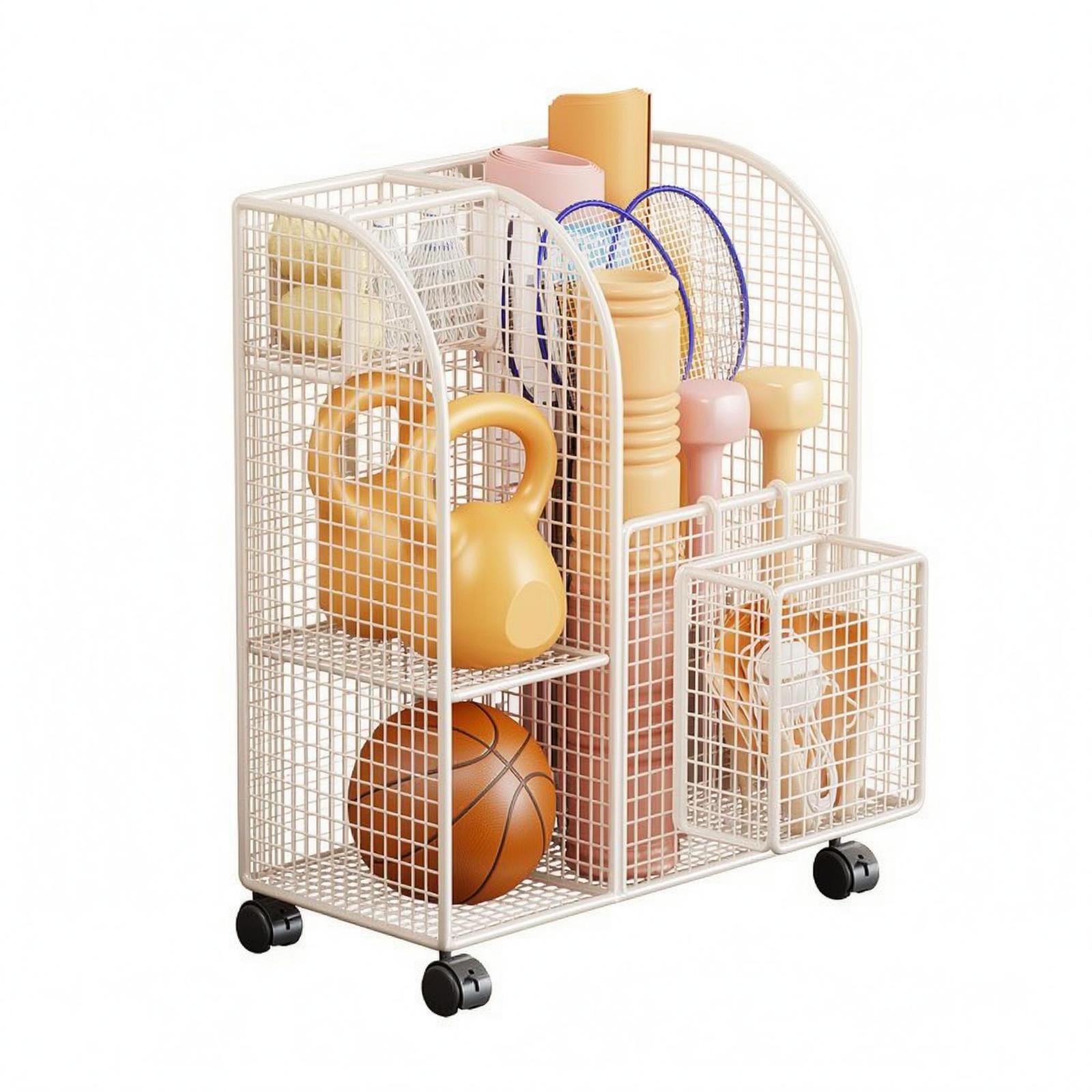 Yoga Fitness Exercises - Compact Iron Wire Rack for Exercise