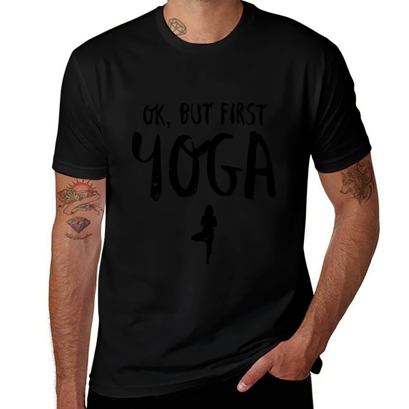 Yoga In Fitness First - Ok But First Yoga Funny Fitness