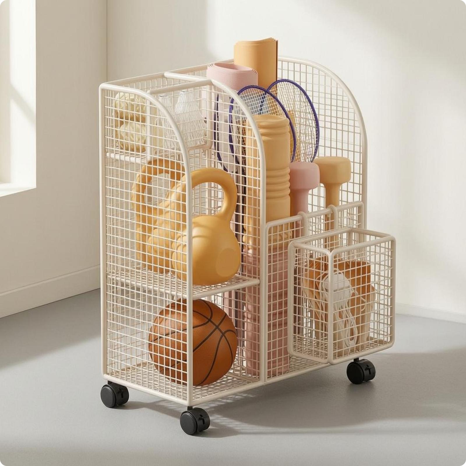 Compact Iron Wire Rack for Exe - Yoga Fitness Exercises ulasan dan harga