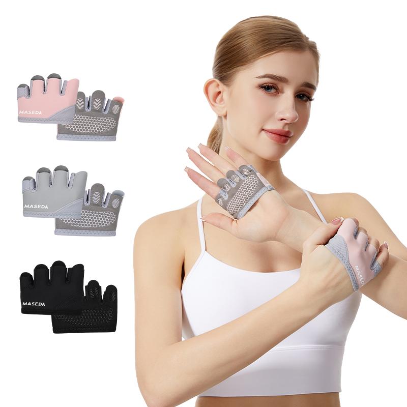 Pair of Fitness Fingerless Glo - Yoga For Fitness ulasan dan harga