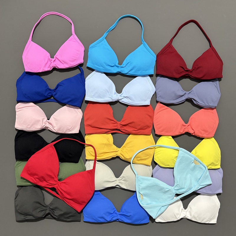 Sports Strappy Bra Yoga Underw - Yoga Fitness Exercises ulasan dan harga