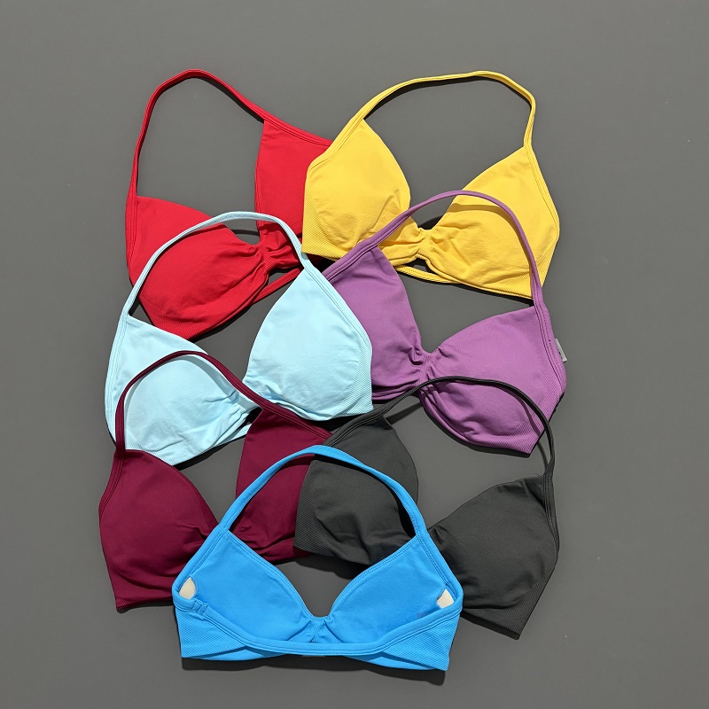 Sports Strappy Bra Yoga Underw - Yoga Fitness Exercises ulasan dan harga