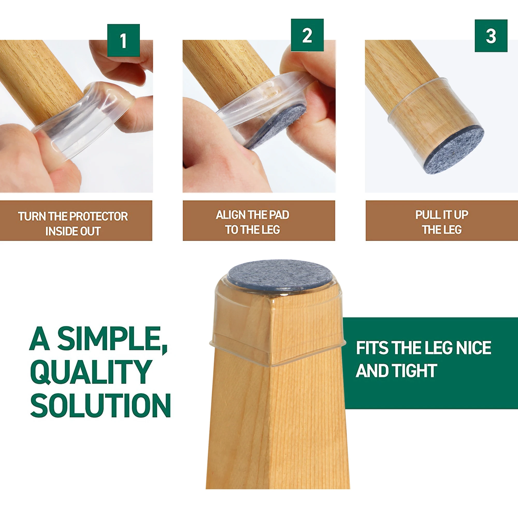 28 Pack Silicone Chair Leg Flo - Sit Up Bar Floor ulasan dan harga