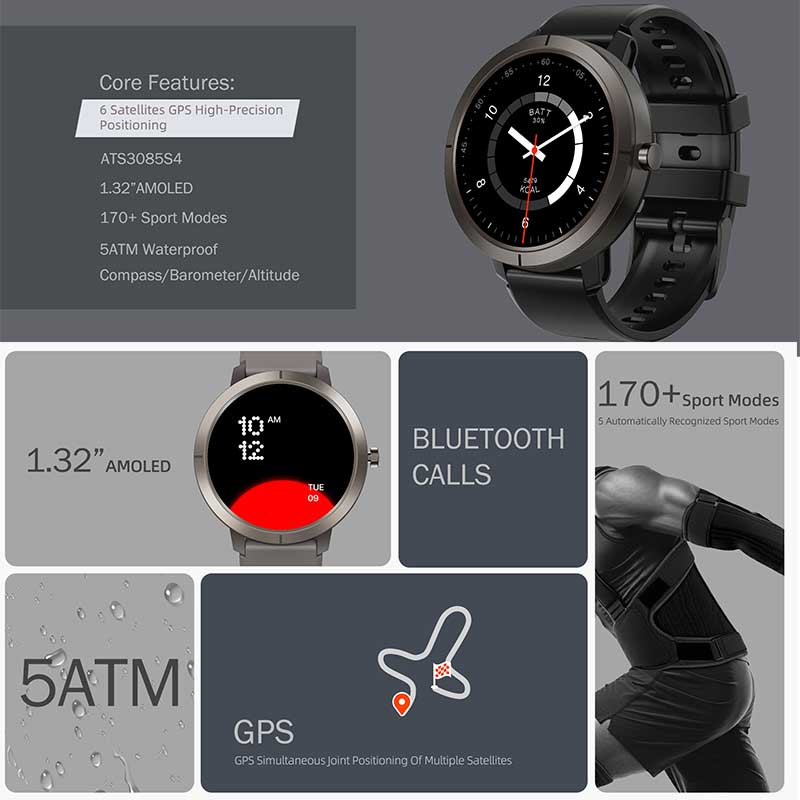 2026 GPS Smart Watch AMOLED 1. - Wrist Wraps Fitness ulasan dan harga