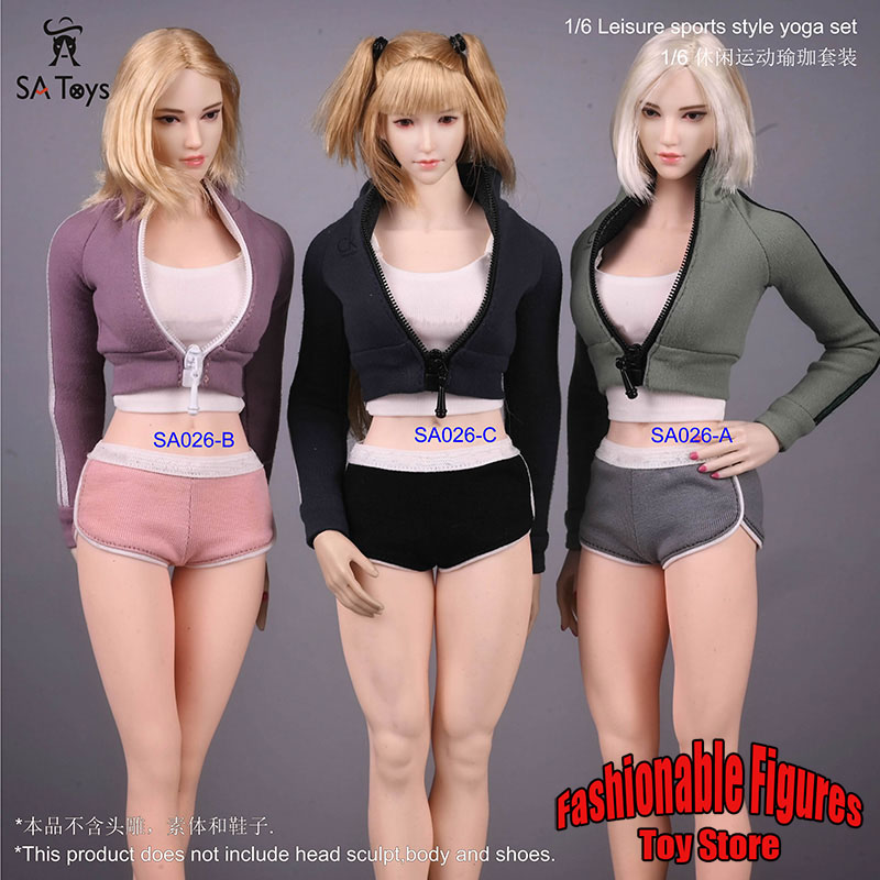 SAtoys 1/6 Women Soldier Sport - Yoga In Fitness First ulasan dan harga