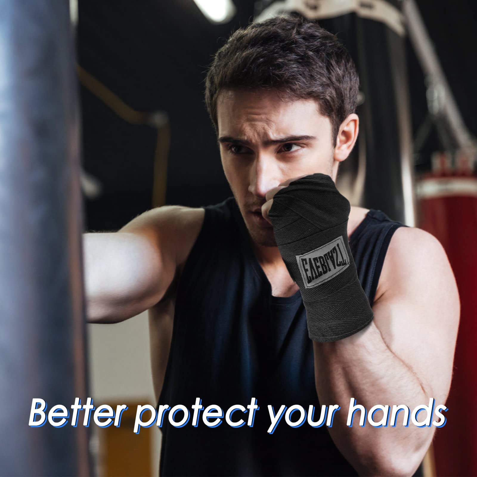 Cotton Boxing Bandages  Soft & - Wrist Wraps Fitness ulasan dan harga