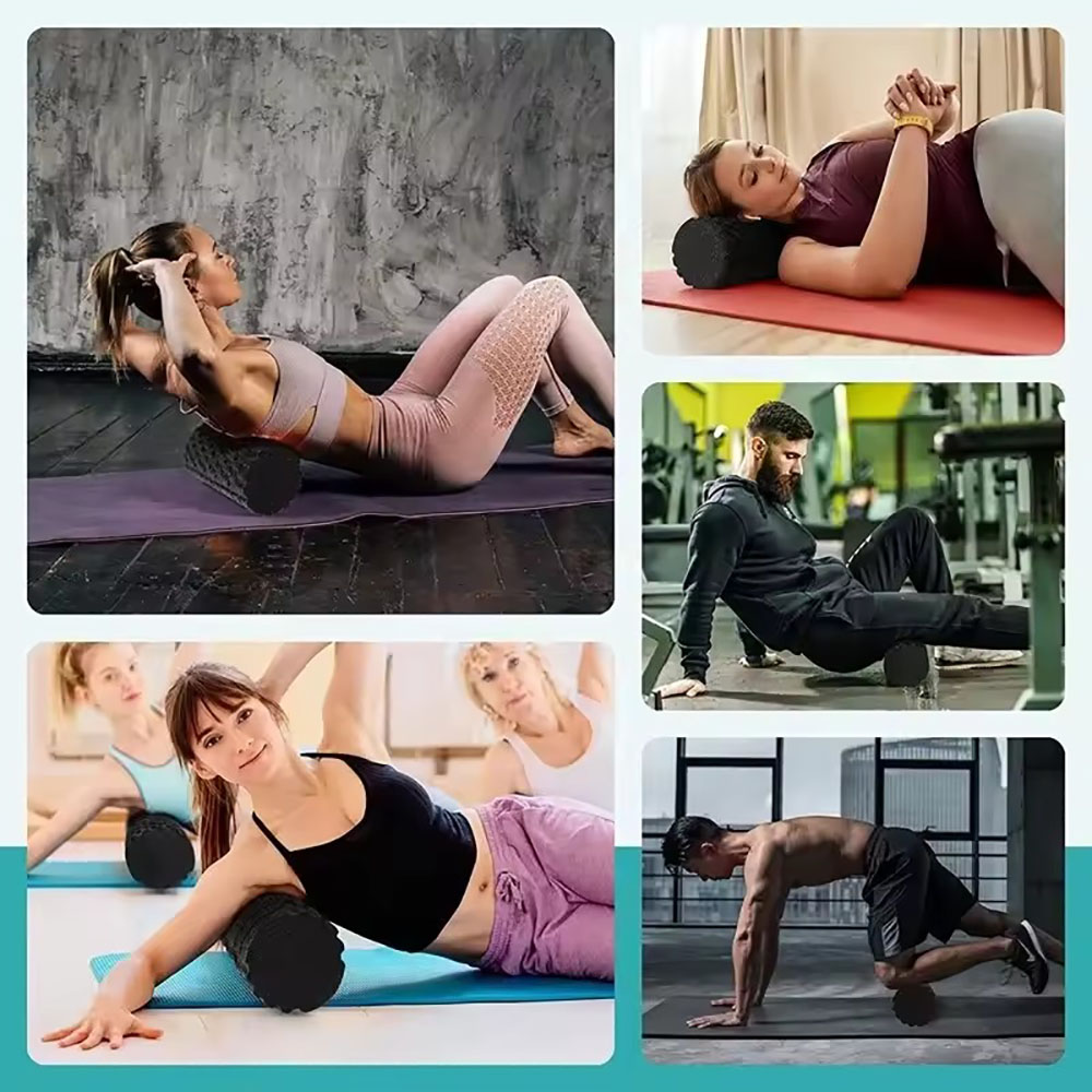 33cm Foam Roller for Muscle Ma - Yoga Fitness Roller ulasan dan harga