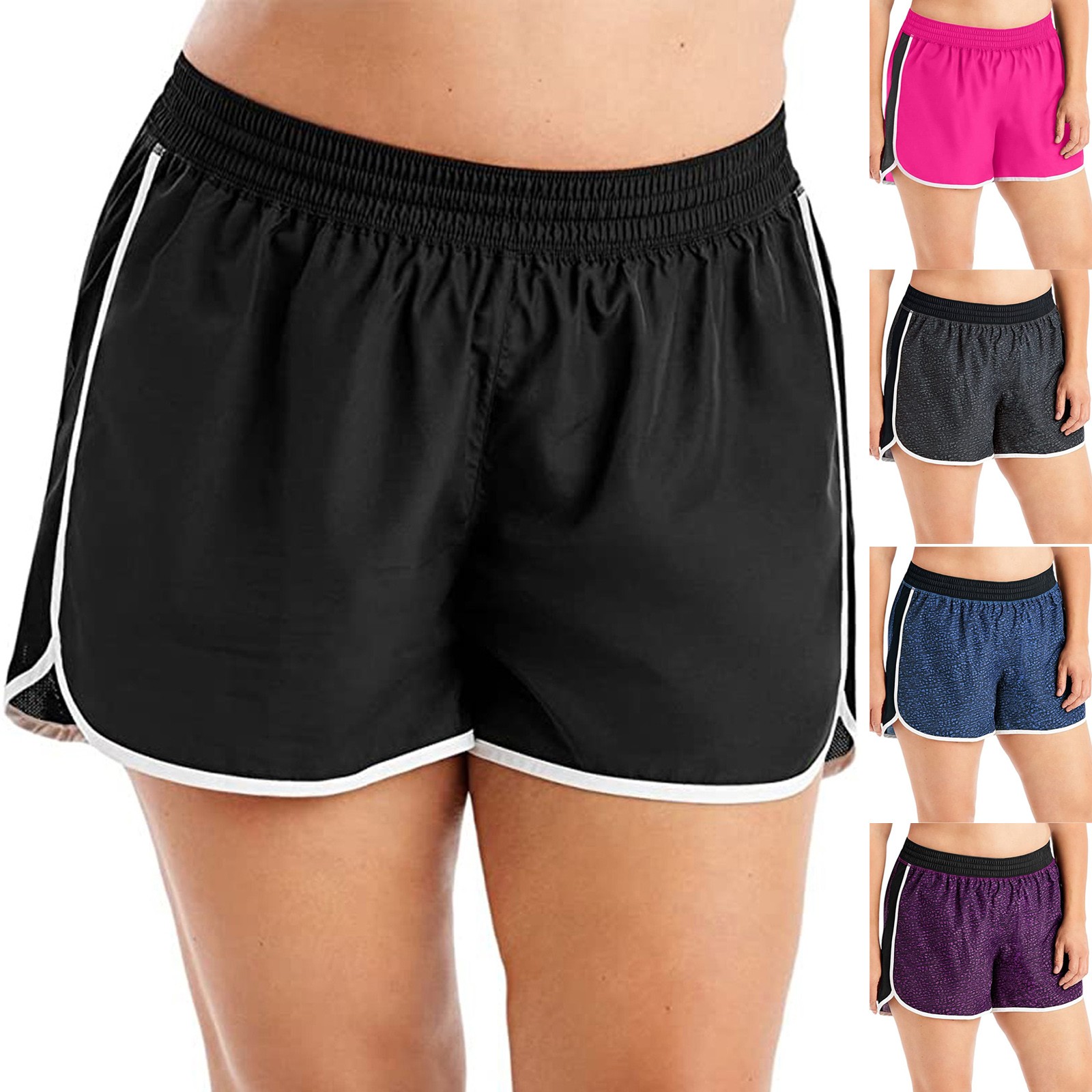 Women'S Elastic Waist Athletic - Yoga Fitness Plus ulasan dan harga