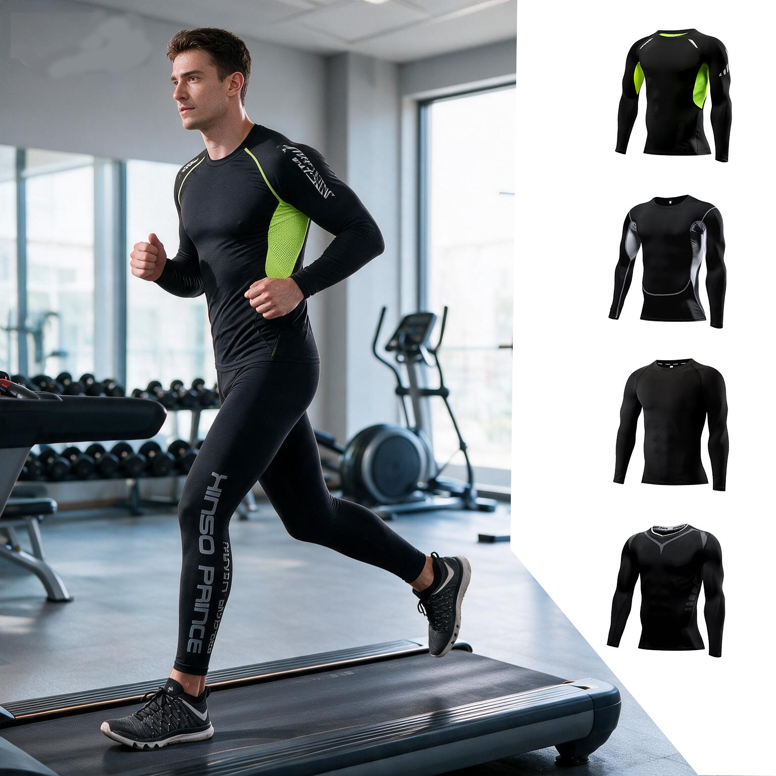 2026 Men Compression Sportswea - Yoga Fitness For Men ulasan dan harga