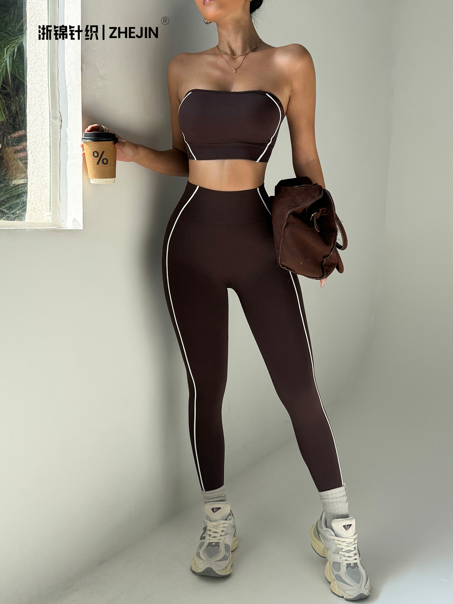 Seamless Yoga Set Women 2 Piec - Yoga Fitness Fit Club ulasan dan harga
