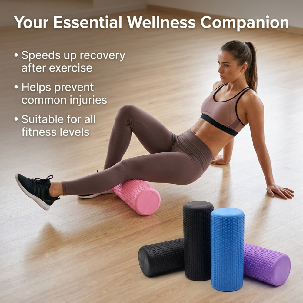 30/45CM Yoga Foam Roller High- - Yoga Fitness World ulasan dan harga