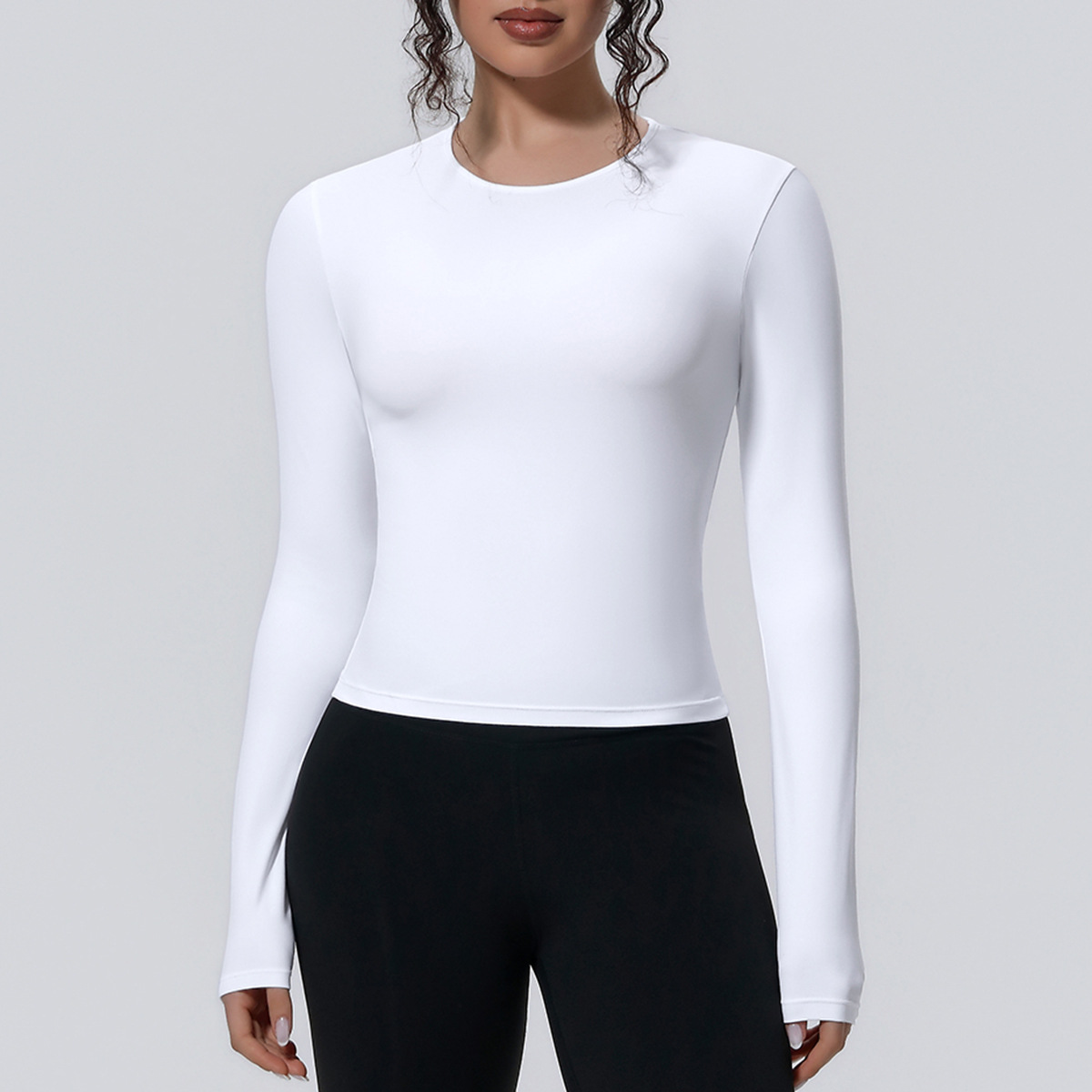 Women's Tight Fitting Sports T - Yoga Fitness Exercises ulasan dan harga