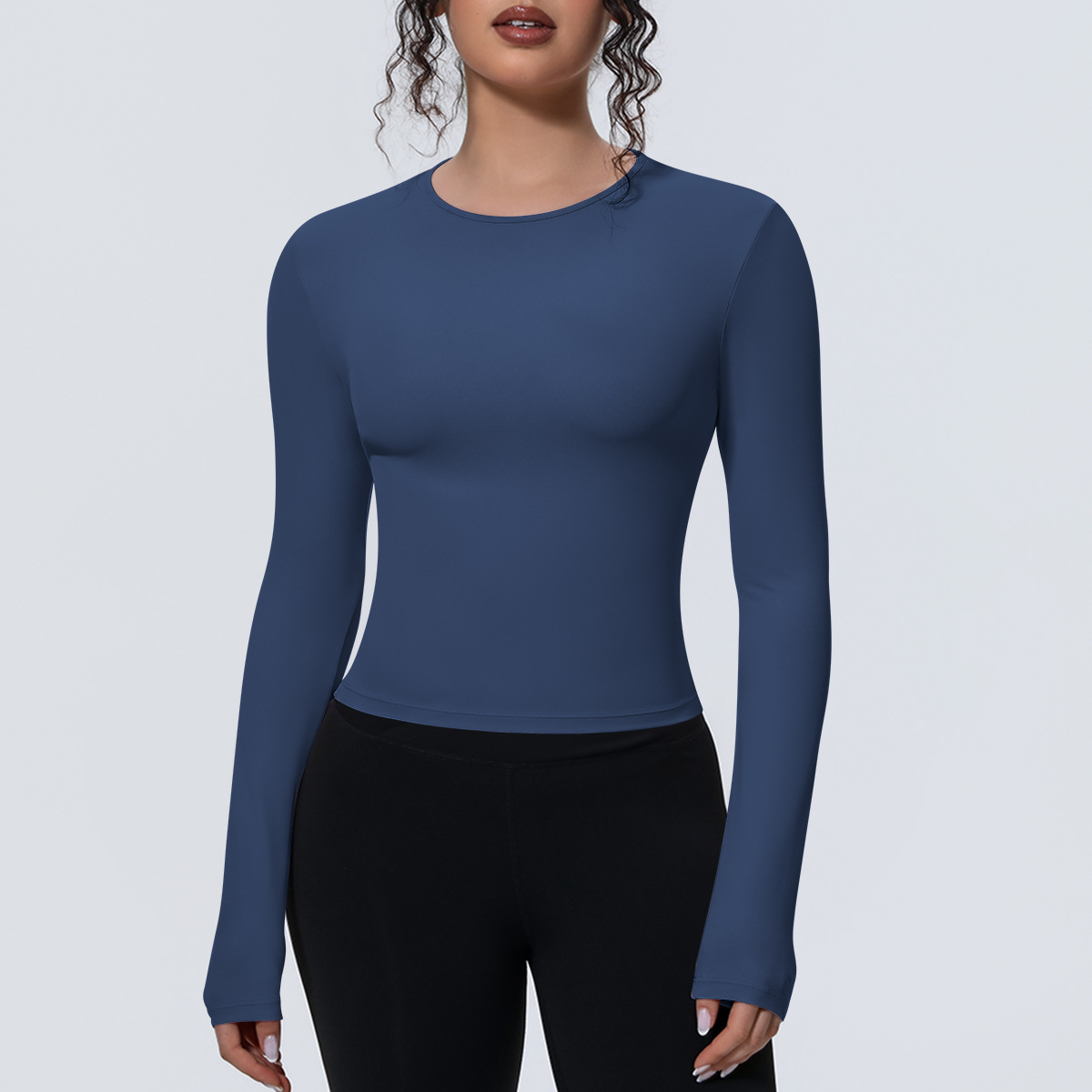 Women's Tight Fitting Sports T - Yoga Fitness Exercises ulasan dan harga