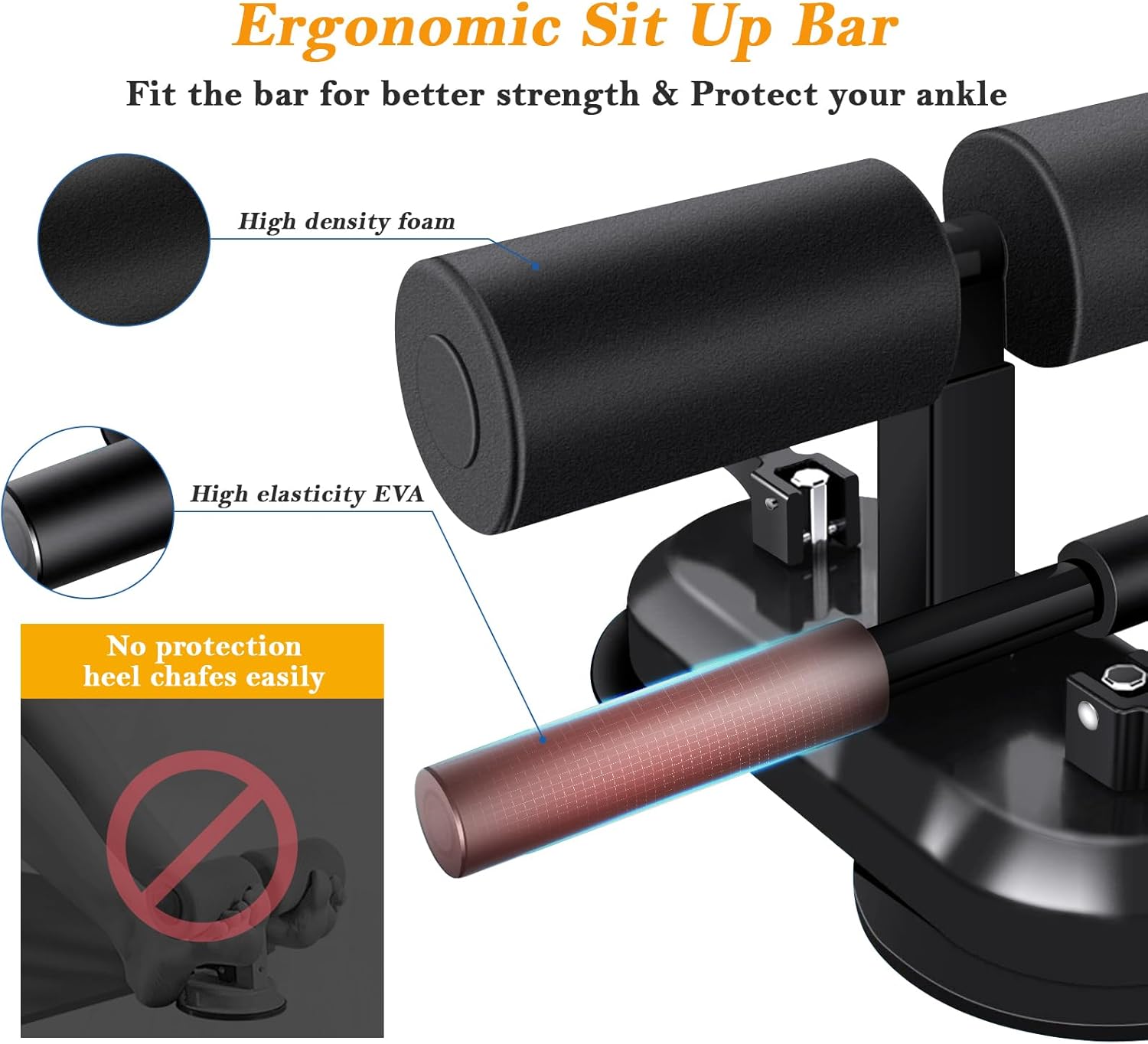 Sit Up Bar Floor, Portable Sit - Sit Up Bar Floor ulasan dan harga