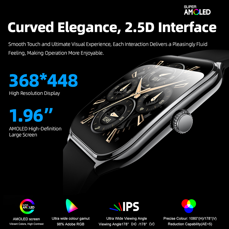 New Ultra Thin Smart Watch AMO - Wrist Wraps Fitness ulasan dan harga