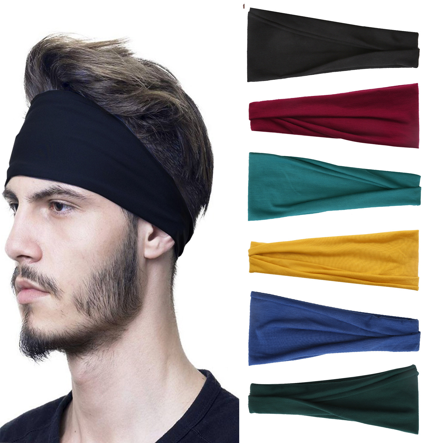Sports Headband For Men Woman  - Yoga Fitness For Men ulasan dan harga