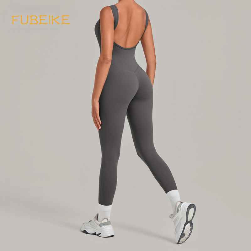 Yoga Jumpsuit With Deep Backle - Yoga Fitness Wear ulasan dan harga