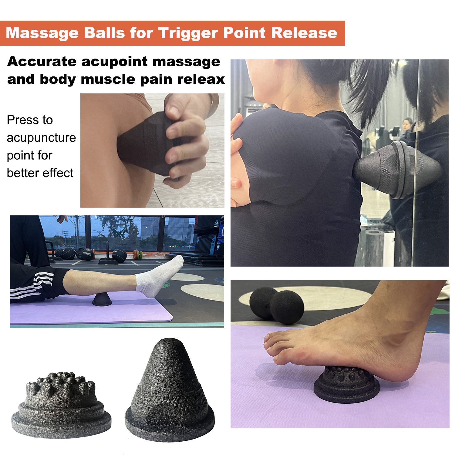 5-in-1 Fascia Roller Set Muscl - Yoga Fitness Roller ulasan dan harga